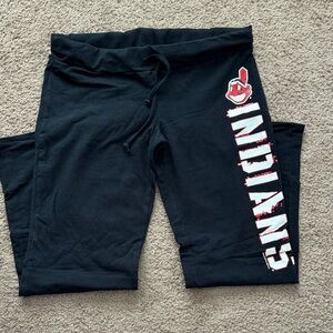 Genuine Merchandise Black Indians Flare Pants